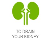 TO DRAIN  YOUR KIDNEY